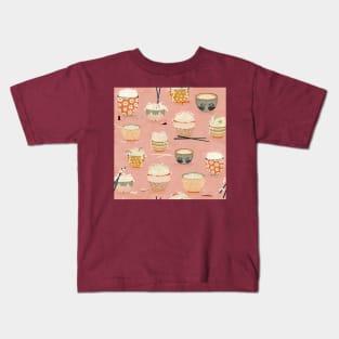 Oodles of noodles pink Kids T-Shirt